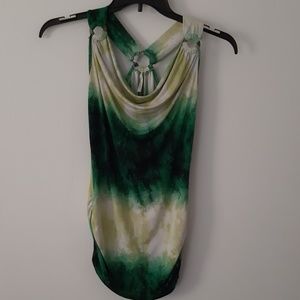 Cowl Neck Racerback Top